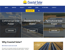 Tablet Screenshot of coastalsolar.com